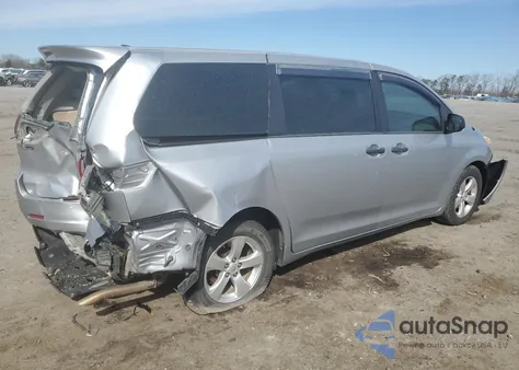 2014 Toyota Sienna из США, поврежденный, VIN 5TDZK3DC1ES452292